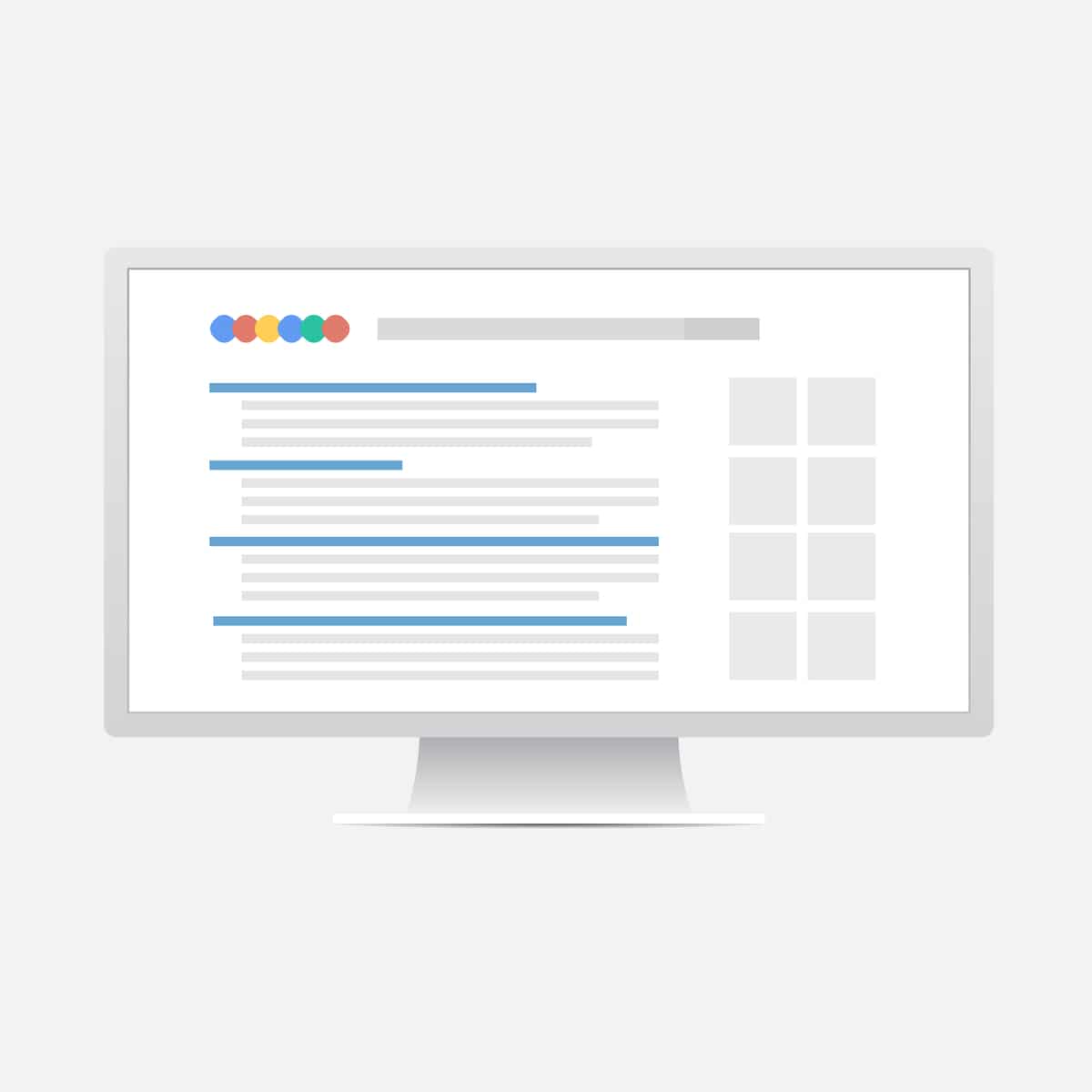 SERP Search Engine Results Pages voorbeeld